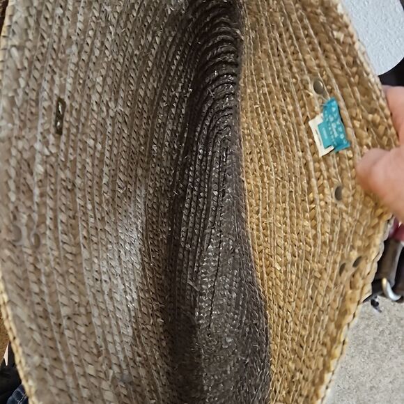 Sequined straw bag by calypso - Picture 5 of 7